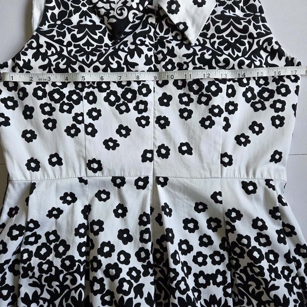 Donna Morgan Black and White Floral Dress - Picture 6 of 12